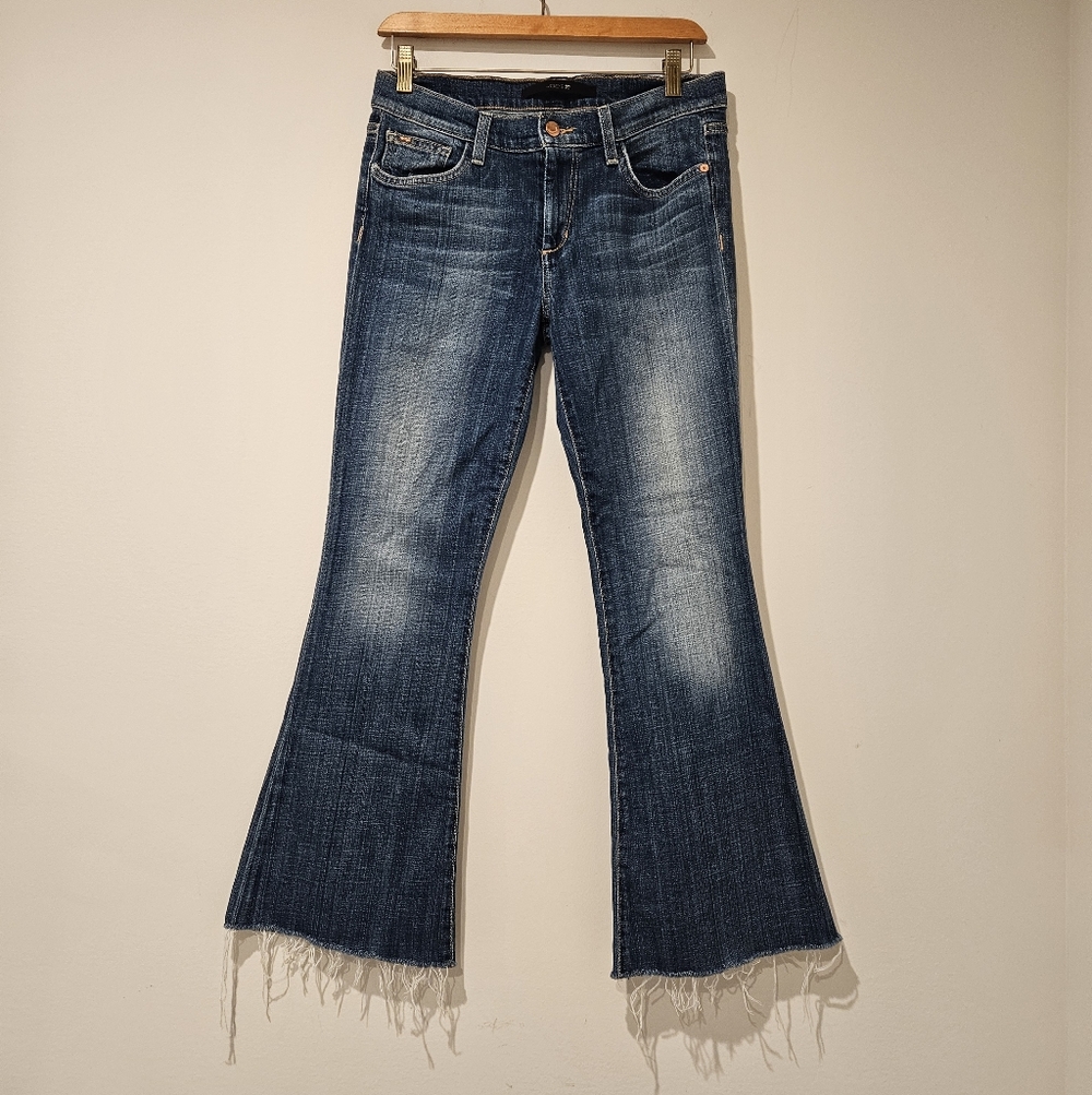 Joe's Women's Jeans Dark Blue Flare Leg Denim, Size 27, 27 Inch Inseam